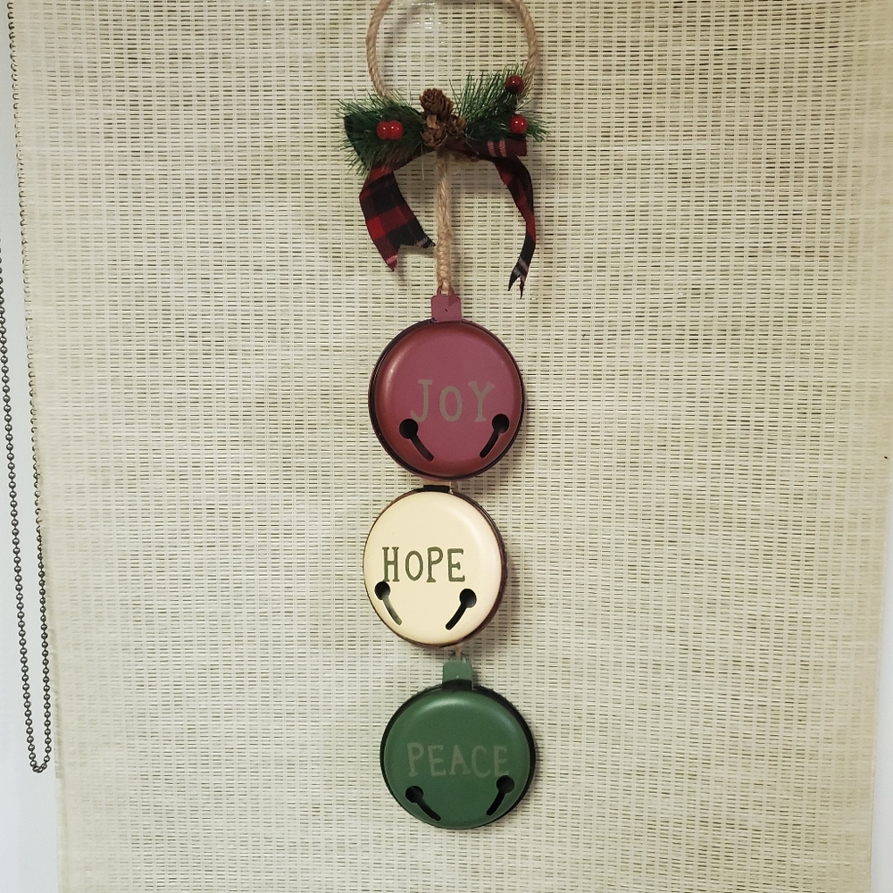 Rustic/Country Christmas Bell Decor